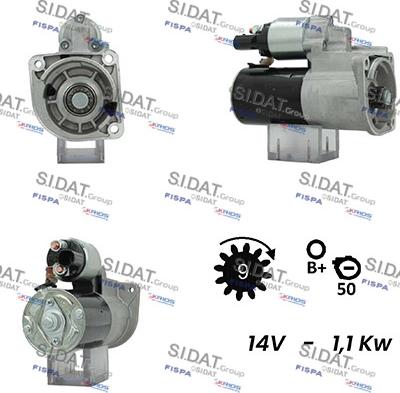 Fispa S12BH0631A2 - Starter autospares.lv