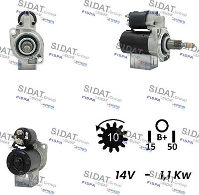 Fispa S12BH0621A2 - Starter autospares.lv