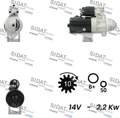 Fispa S12BH0675A2 - Starter autospares.lv