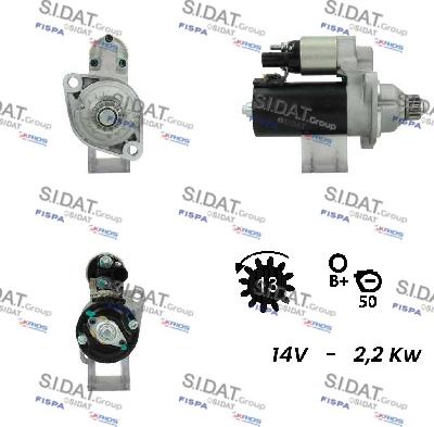 Fispa S12BH0096A2 - Starter autospares.lv