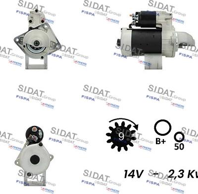 Fispa S12BH0098A2 - Starter autospares.lv