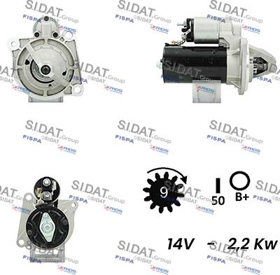 Fispa S12BH0046A2 - Starter autospares.lv