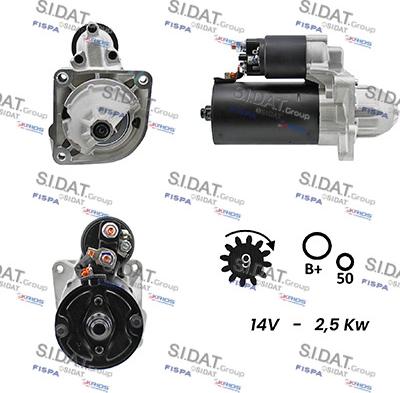 Fispa S12BH0047A2 - Starter autospares.lv