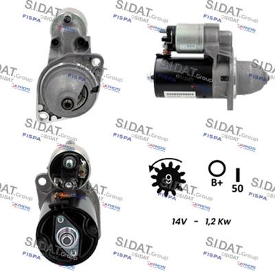 Fispa S12BH0065 - Starter autospares.lv