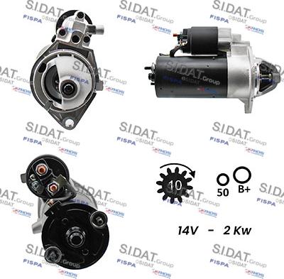 Fispa S12BH0066A2 - Starter autospares.lv