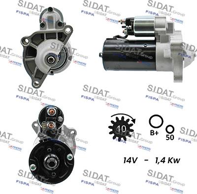 Fispa S12BH0005A2 - Starter autospares.lv