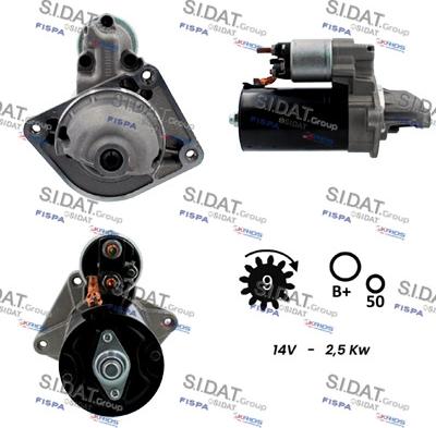 Fispa S12BH0008 - Starter autospares.lv