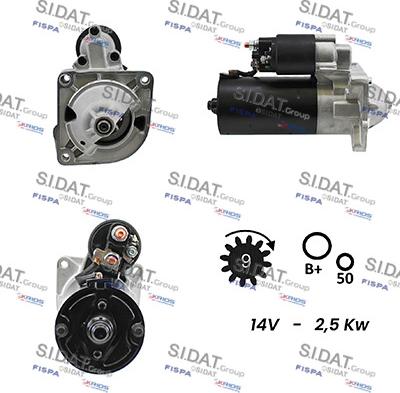 Fispa S12BH0003 - Starter autospares.lv