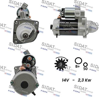 Fispa S12BH0016 - Starter autospares.lv