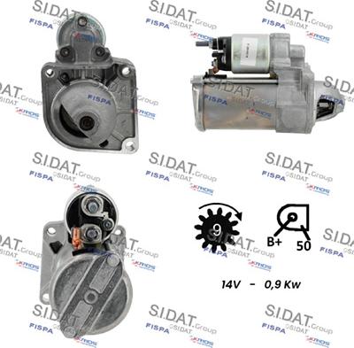 Fispa S12BH0018 - Starter autospares.lv