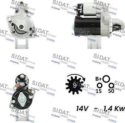 Fispa S12BH0089A2 - Starter autospares.lv