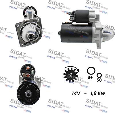 Fispa S12BH0029A2 - Starter autospares.lv