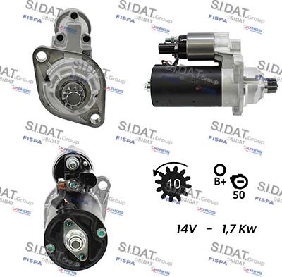 Fispa S12BH0028 - Starter autospares.lv