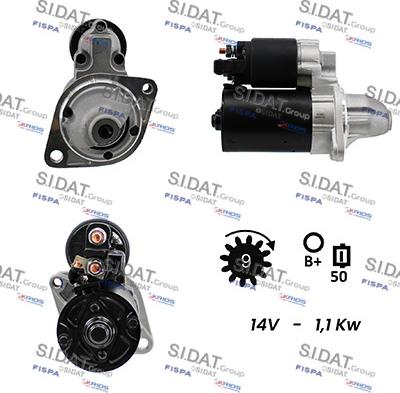 Fispa S12BH0070A2 - Starter autospares.lv