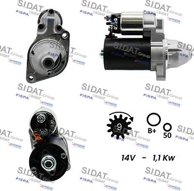 Fispa S12BH0148 - Starter autospares.lv