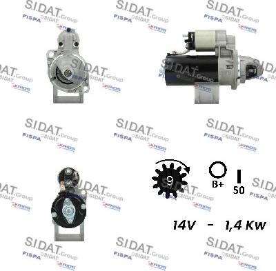 Fispa S12BH0103A2 - Starter autospares.lv