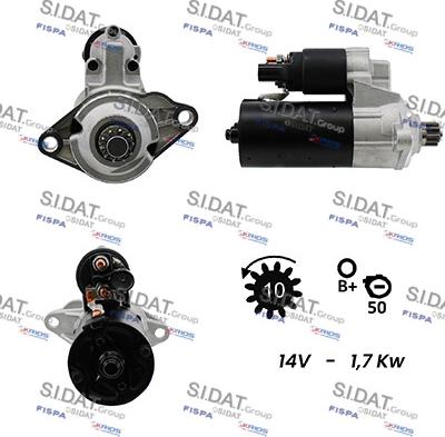 Fispa S12BH0116A2 - Starter autospares.lv