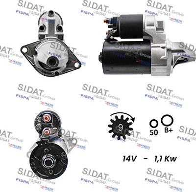 Fispa S12BH0128 - Starter autospares.lv