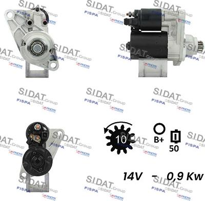 Fispa S12BH0176A2 - Starter autospares.lv