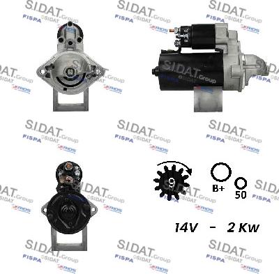 Fispa S12BH0172A2 - Starter autospares.lv