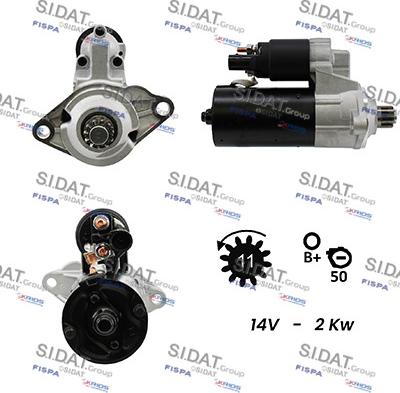 Fispa S12BH0177A2 - Starter autospares.lv