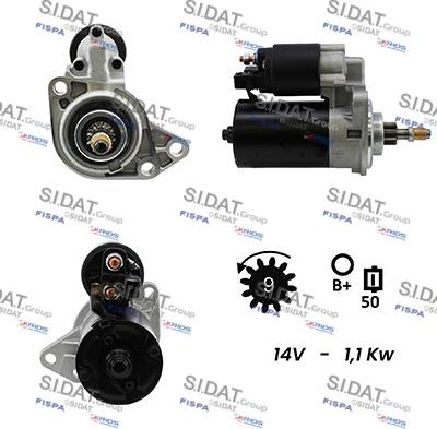 Fispa S12BH0244A2 - Starter autospares.lv