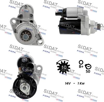 Fispa S12BH0247 - Starter autospares.lv