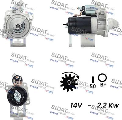 Fispa S12BH0262A2 - Starter autospares.lv