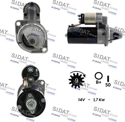 Fispa S12BH0234 - Starter autospares.lv