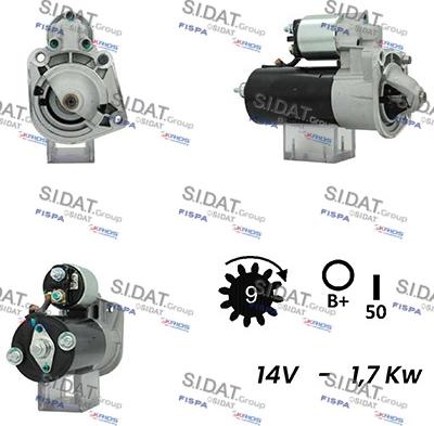 Fispa S12BH0738A2 - Starter autospares.lv