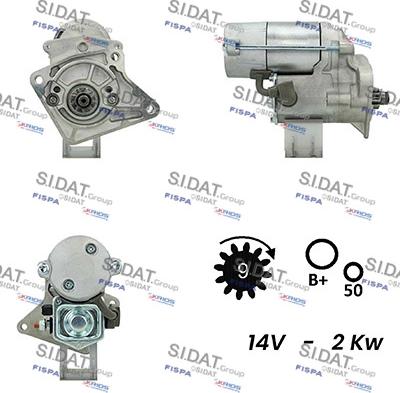 Fispa S12DE0406A2 - Starter autospares.lv