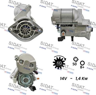 Fispa S12DE0421A2 - Starter autospares.lv