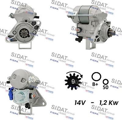 Fispa S12DE0512A2 - Starter autospares.lv