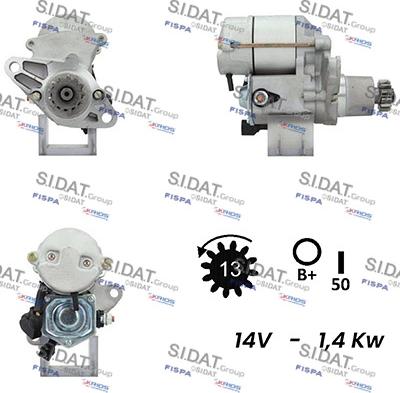 Fispa S12DE0586 - Starter autospares.lv