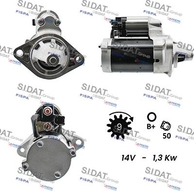 Fispa S12DE0136A2 - Starter autospares.lv