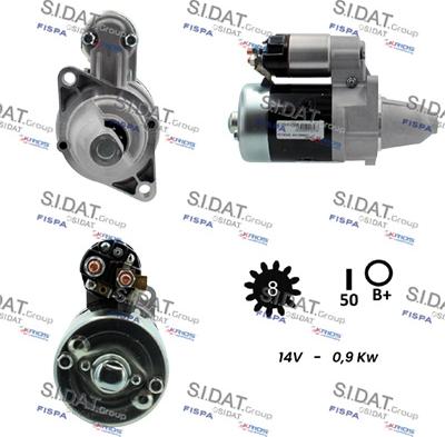 Fispa S12DE0316A2 - Starter autospares.lv