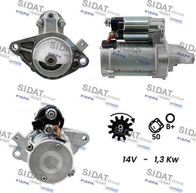 Fispa S12DE0229A2 - Starter autospares.lv