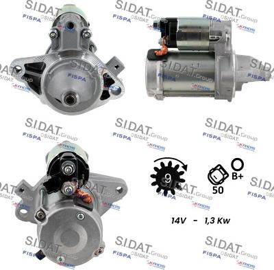 Fispa S12DE0229 - Starter autospares.lv