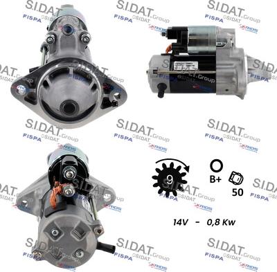 Fispa S12DE0227 - Starter autospares.lv