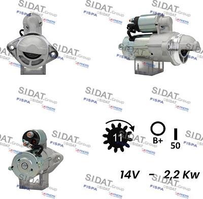 Fispa S12DR0560A2 - Starter autospares.lv