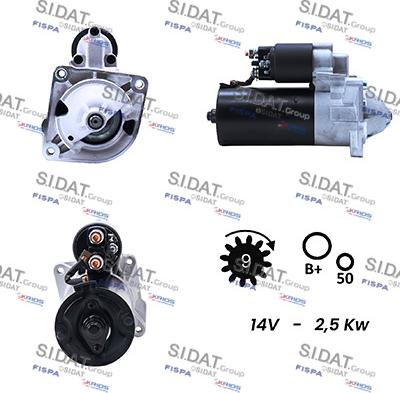 Fispa S12DR0003A2 - Starter autospares.lv