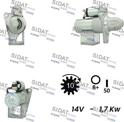 Fispa S12DR0754A2 - Starter autospares.lv