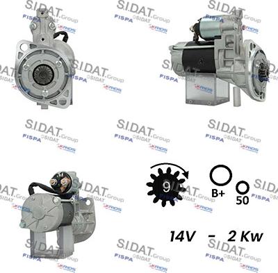 Fispa S12HT0510A2 - Starter autospares.lv