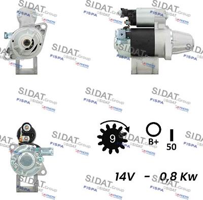 Fispa S12HT0518A2 - Starter autospares.lv