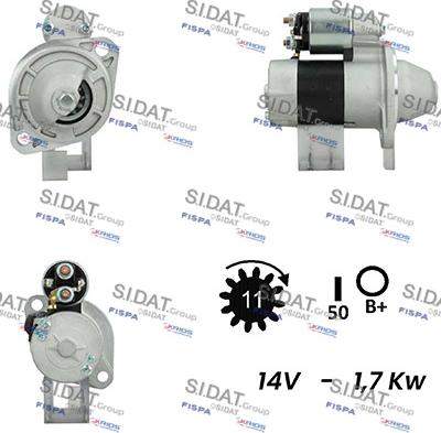 Fispa S12HT0105A2 - Starter autospares.lv