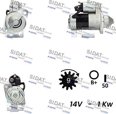 Fispa S12HT0319A2 - Starter autospares.lv