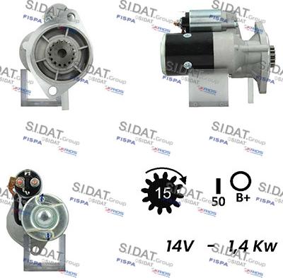 Fispa S12HT0312A2 - Starter autospares.lv