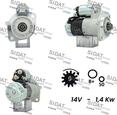 Fispa S12HT0204A2 - Starter autospares.lv