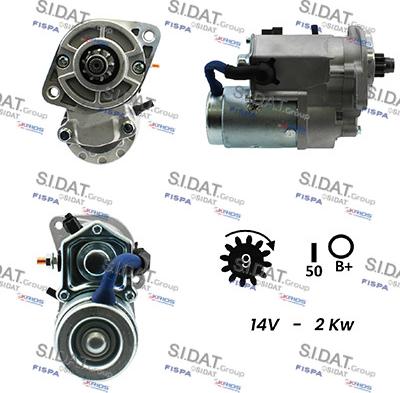 Fispa S12HY0109A2 - Starter autospares.lv