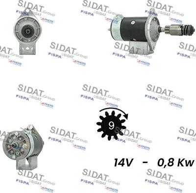 Fispa S12LU0456A2 - Starter autospares.lv